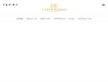 Tablet Screenshot of catchmotion.com